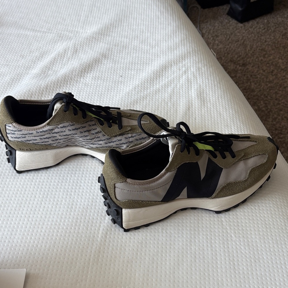 New Balance Women’s Olive and Black Sneakers